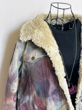 Load image into Gallery viewer, Women’s Large Upcycled Sherpa Lined Corduroy Jacket in ‘Brushed Steel’
