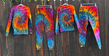 Load image into Gallery viewer, Custom Family Set of Rainbow Spiral Jammies for Rachael
