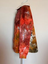 Load image into Gallery viewer, Custom Sherpa Lined Denim Jacket in ‘Rustic Rainbow’ for Eddie
