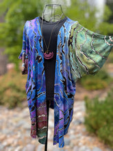 Load image into Gallery viewer, Custom Reverse Geode Kimono in ‘Abalone’ for Sue
