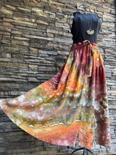 Load image into Gallery viewer, Women’s Medium Geode Tie-Waist Midi Skirt in ‘Rustic Rainbow’
