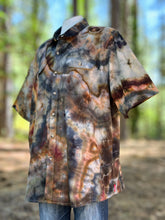 Load image into Gallery viewer, Men’s 2XL Wrangler Geode Short Sleeve Button Up Shirt in ‘Turkey Tail Mushroom’
