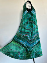 Load image into Gallery viewer, Custom Reverse Geode Sleeveless Swing Dress for Kim
