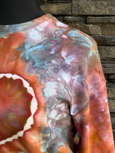 Load image into Gallery viewer, Women’s XL Heart Pullover Sweatshirt with Pockets &amp; Thumbholes in ‘Rustic Rainbow’
