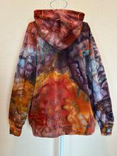 Load image into Gallery viewer, Women’s Medium Geode Oversized Fit Zip Up Hoodie in ‘Lava Flows’
