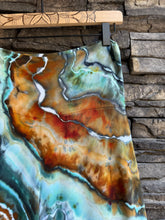 Load image into Gallery viewer, Custom Geode Palazzo Pants in ‘Boulder Turquoise’ for Kacie
