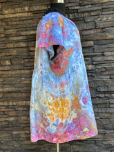 Load image into Gallery viewer, Women’s 3X Geode Linen/Rayon Short Sleeve Babydoll Dress with Pockets in ‘Bird Song’
