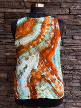 Load image into Gallery viewer, Women’s XL Geode Luxe Tank Top in ‘Boulder Turquoise’
