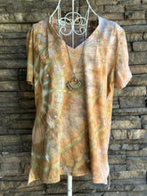 Load image into Gallery viewer, Women’s Large V-Neck Side Spiral T-Shirt in ‘Wild Thing’
