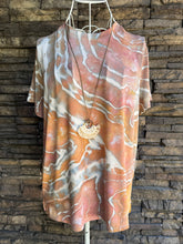 Load image into Gallery viewer, Women’s XS (0-2) Geode Super Soft Modal T-Shirt in ‘Blush Oasis’
