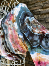 Load image into Gallery viewer, Women’s Small (can fit a medium too) Geode Bell Sleeved Kimono Wrap Top with Tie in ‘Pinot Sage’
