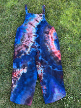 Load image into Gallery viewer, Women’s Large Geode Cotton Overalls Jumpsuit in ‘Deep Marine’
