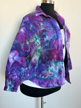 Load image into Gallery viewer, Women’s Large Oversized Denim Shacket Jacket in ‘Northern Lights’
