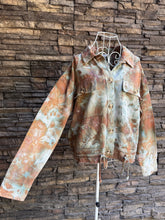 Load image into Gallery viewer, Women’s Medium Loose Geode Cropped Utility Jacket with Pockets  in ‘Wild Thing’
