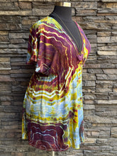 Load image into Gallery viewer, Women’s XXL Geode Kimono Style Dress in ‘D’yer Ma’ker’
