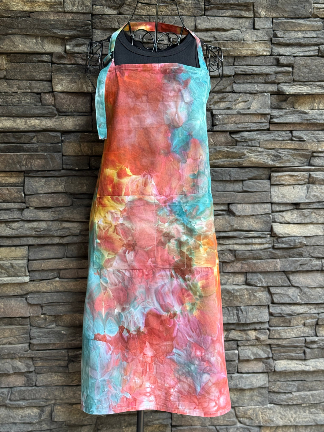 Adult Apron with Pockets in ‘Fall Blooms’