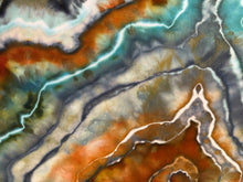 Load image into Gallery viewer, Custom Geode Palazzo Pants in ‘Boulder Turquoise’ for Ashley
