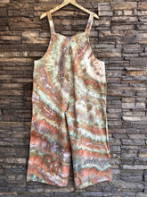 Load image into Gallery viewer, Women’s XL Linen/Cotton Wide Leg Overalls in ‘Wild Thing’
