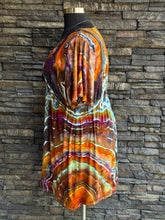 Load image into Gallery viewer, Women’s 3X Geode Kimono Style Dress in ‘Koroit Boulder Opal’
