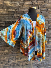Load image into Gallery viewer, Custom Geode Bell Sleeved Kimono in ‘Desert Springs’ for Katie
