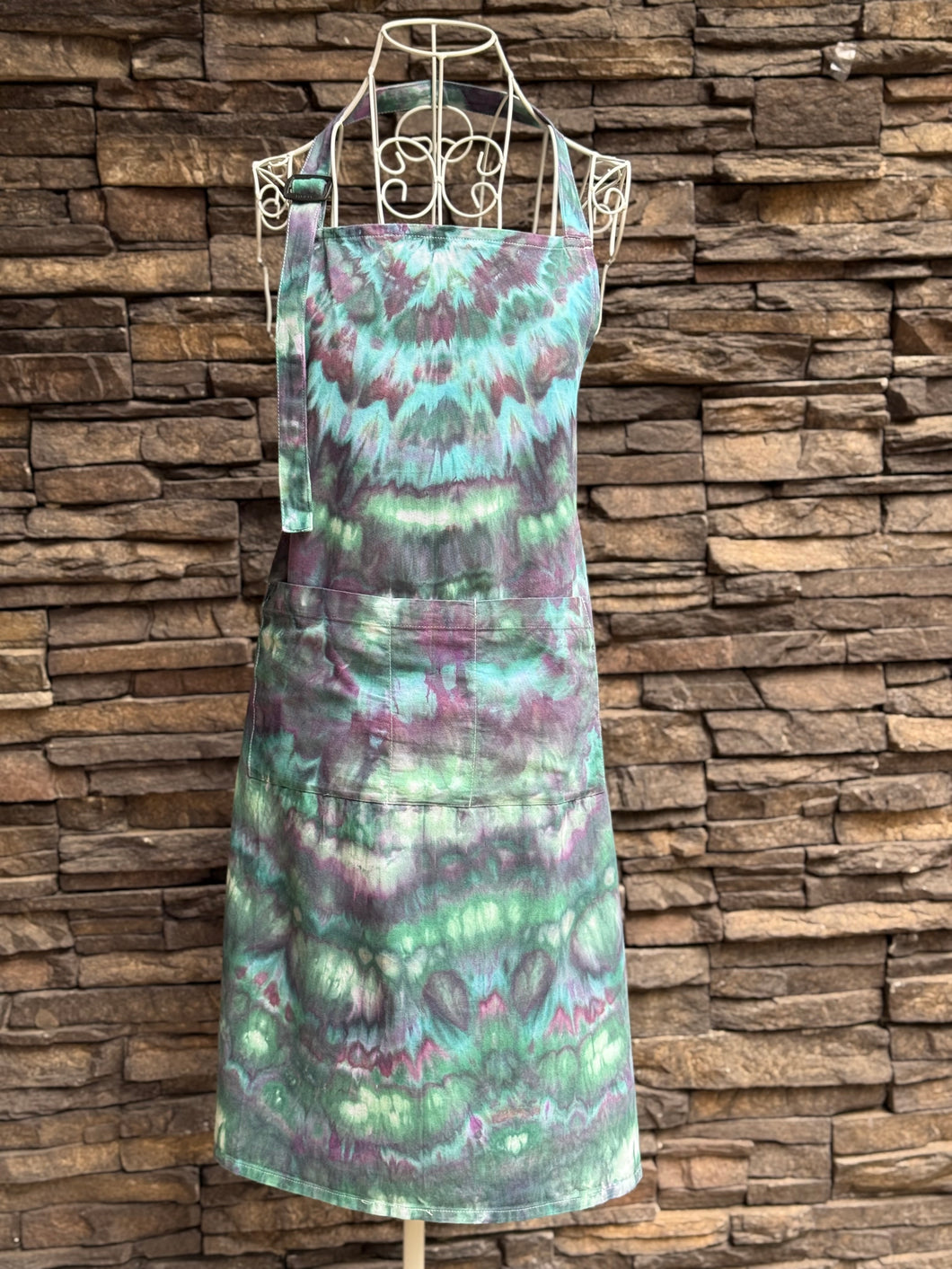 Adult Apron with Pockets in ‘Northern Lights’