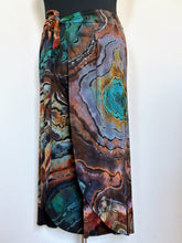 Load image into Gallery viewer, Custom Reverse Geode Faux Wrap Pants In ‘Petrified Wood’ for Amy
