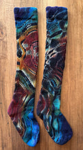 Load image into Gallery viewer, Adult Reverse Geode Slouchy Socks in ‘Gypsy Dream’
