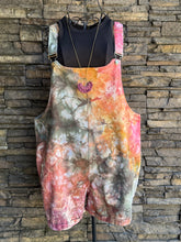 Load image into Gallery viewer, Women’s Large Cotton/Linen Overall Shorts in ‘Pinot Sage’
