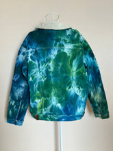 Load image into Gallery viewer, Custom Ice Dyed Sherpa Lined Jacket for Dakota
