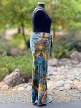 Load image into Gallery viewer, Women’s 2X Geode High-Rise Wide-Leg Tiered Pull-On Flared Pants with Tie in ‘Labroadorite’
