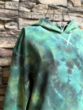 Load image into Gallery viewer, Women’s Medium (but actually a Youth XXL) Geode 100% Cotton Hoodie in ‘Moss Agate’
