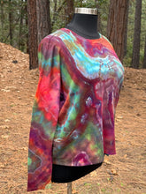 Load image into Gallery viewer, Women’s XL Geode Long Sleeved Pullover with Pockets in ‘Fire Opal’
