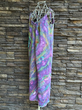 Load image into Gallery viewer, Women’s XS Petite Crinkle Cotton Gauze Jumpsuit with Tie Shoulder Straps and Pockets in ‘Northern Lights’
