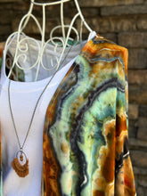 Load image into Gallery viewer, Women’s Small (can fit a medium, too) Geode Kimono in ‘Boulder Turquoise’
