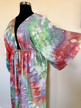 Load image into Gallery viewer, Women’s XL Tie Front Kimono Duster in ‘Tidepool’
