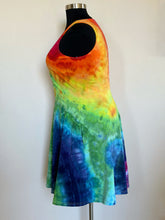 Load image into Gallery viewer, Women’s XXL Geode Sleeveless Surplice Dress with Pockets in ‘Electric Rainbow’
