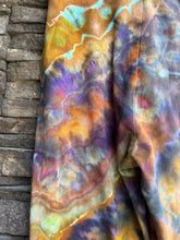 Load image into Gallery viewer, Women’s Medium Geode Fold Over Waist Yoga Pants in ‘Koroit Boulder Opal’
