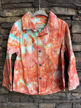 Load image into Gallery viewer, Toddler 4T Long Sleeved Button Up Shirt in ‘Rusted Sky’
