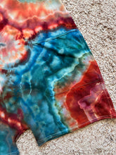 Load image into Gallery viewer, Women’s XL Geode Harem Romper in ‘Caribbean Reef’
