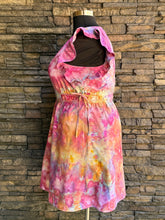 Load image into Gallery viewer, Women’s Large Geode Flutter Sleeve Dress with Pockets in ‘Bird Song’
