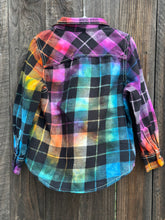 Load image into Gallery viewer, Toddler 4T Rainbow Spiral Flannel Shirt
