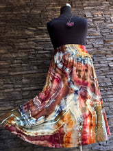 Load image into Gallery viewer, Women’s Large Geode Midi Skirt with Pockets in ‘Rustic Rainbow’
