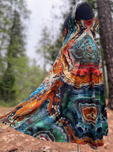 Load image into Gallery viewer, Custom Reverse Geode Ballet Dress with Pockets in ‘Rooster’ for Beverley
