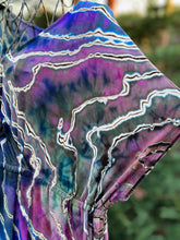 Load image into Gallery viewer, Custom Reverse Geode Surplice Maxi Dress in ‘Abalone’ for Laura
