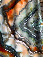 Load image into Gallery viewer, Custom Geode Wide-Leg Palazzo Pants in ‘Boulder Turquoise’ for David
