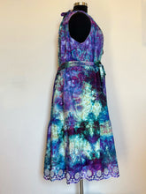 Load image into Gallery viewer, Women’s 2X Midi Tank Dress with Belt &amp; Pockets in ‘Northern Lights’
