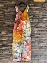 Load image into Gallery viewer, Women’s Medium 32x30 Dickies Denim Overalls in ‘Rustic Rainbow’
