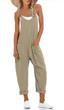 Load image into Gallery viewer, Women’s Medium Geode Harem Jumpsuit in ‘Olive Grove’
