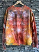 Load image into Gallery viewer, Custom Heart Pullover Sweatshirt with Thumbholes &amp; Pockets in ‘Rustic Rainbow’ for Tiara
