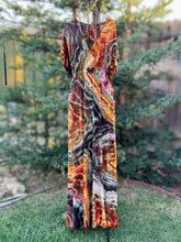 Load image into Gallery viewer, Custom Reverse Geode Surplice Maxi Dress for Mary
